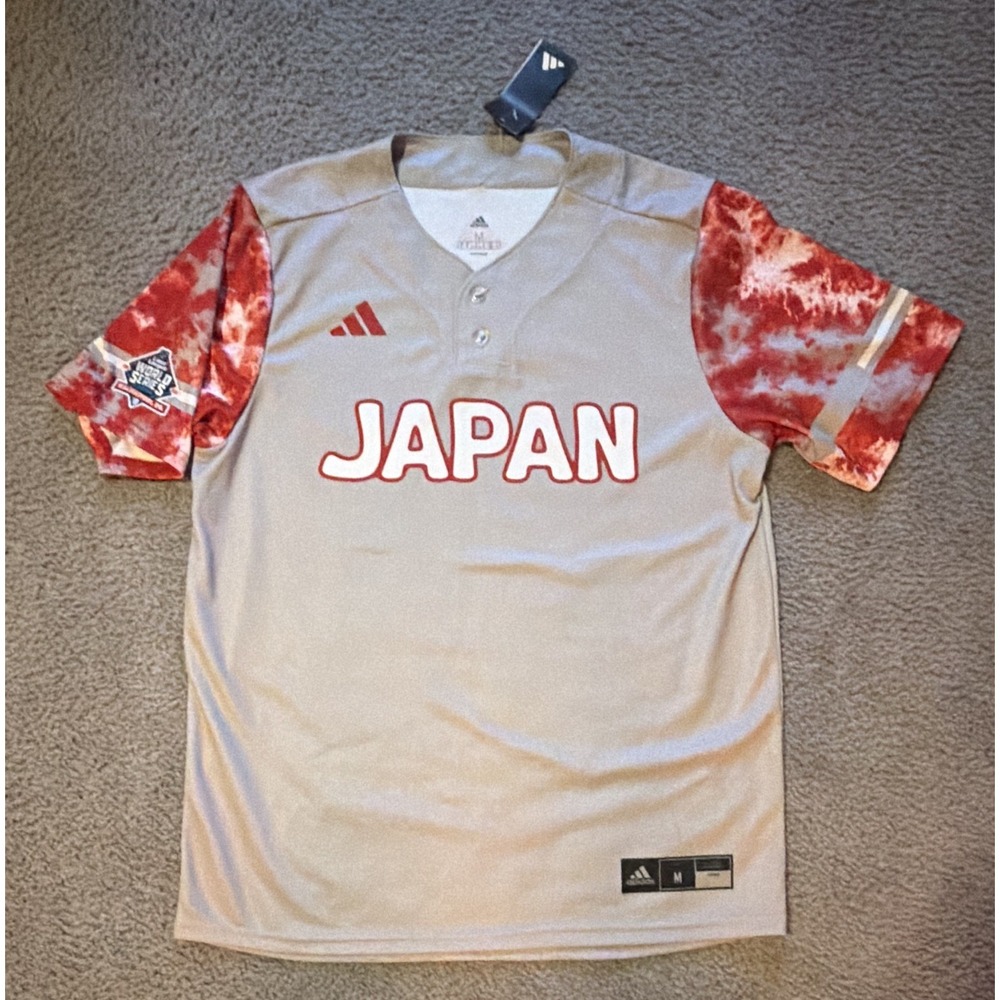 Adidas Little League World Series 2023 Japan Jersey V-Neck size M NWT
